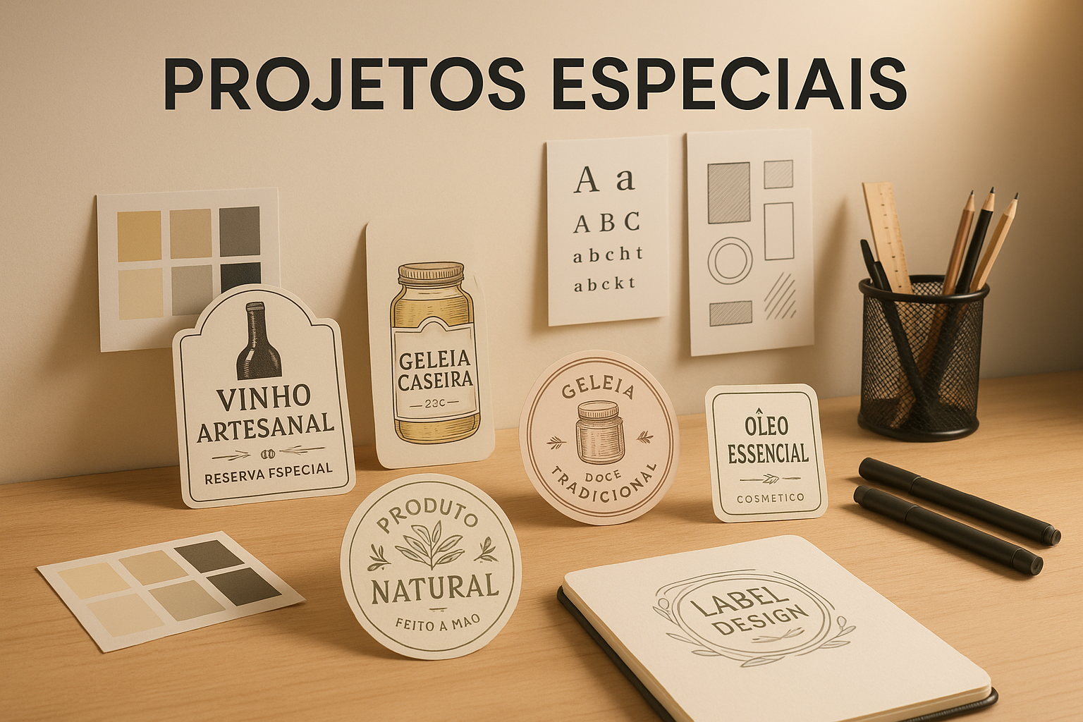 Projetos especiais no Mundo dos Rótulos: Profissional e Sem Complicação