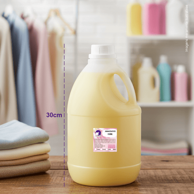 Rótulo para Amaciante (5x5cm) - 4 Cantos Arredondados