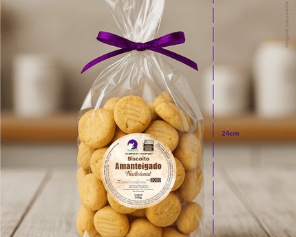 Rótulo para Tampa de Biscoito Amanteigado (8x8cm) - Redondo