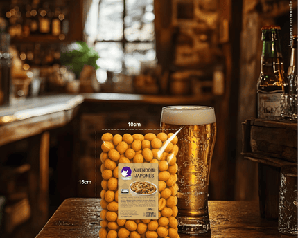 Rótulo para Amendoim Japônes (5x7cm) - 4 Cantos Arredondados