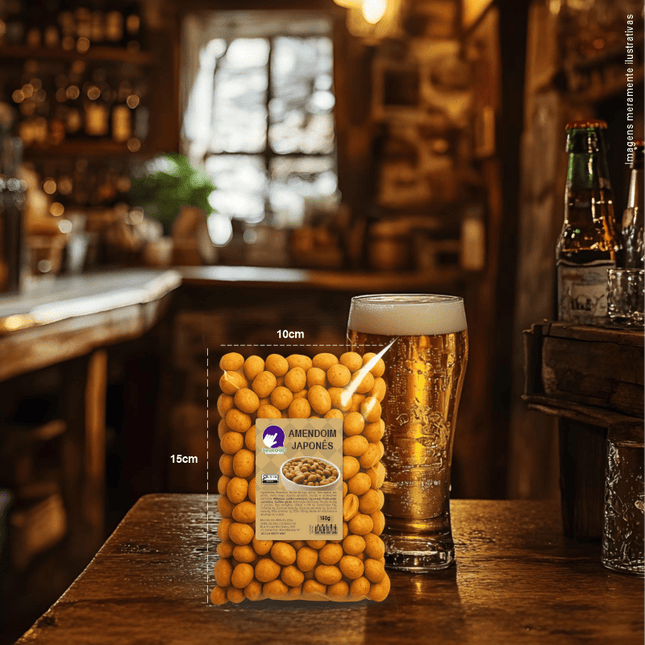 Rótulo para Amendoim Japônes (5x7cm) - 4 Cantos Arredondados