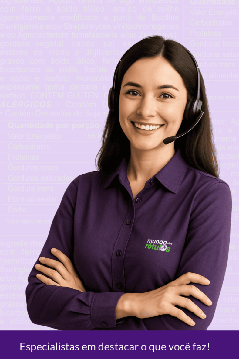 Atendente pronta para atendimento