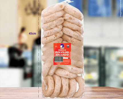 Rótulo para Biscoito Polvilho (8x10cm) - 4 Cantos Arredondados