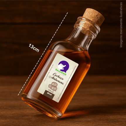 Rótulo para Cachaça (2,5x4,5cm) - 4 cantos Arredondados