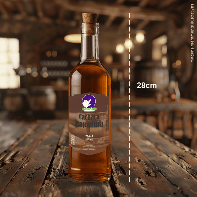 Rótulo para Cachaça (7x11cm)- Brasão