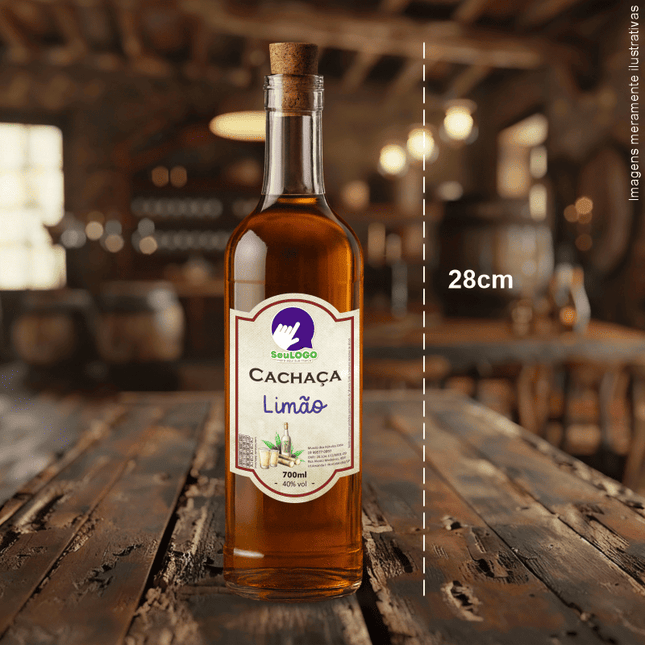 Rótulo para Cachaça (7x11cm) - Moldura