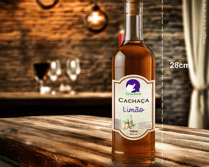 Rótulo para Cachaça (7x11cm) - Moldura