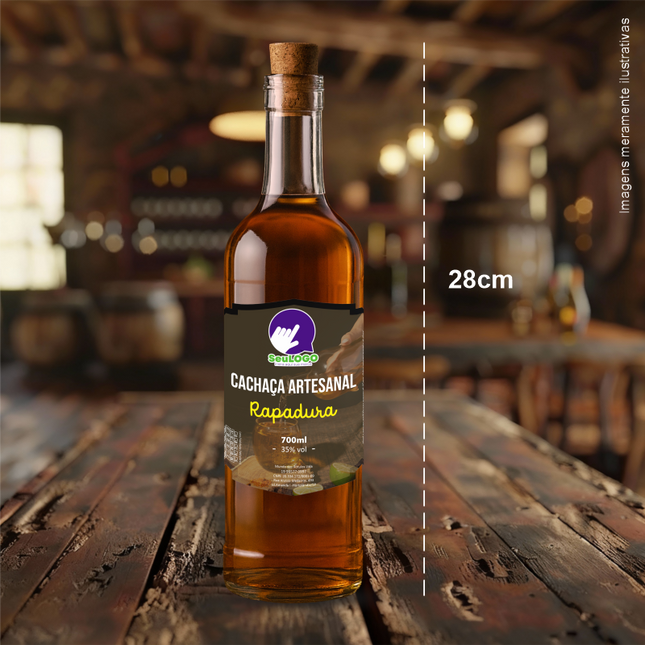 Rótulo para Cachaça (8x10cm)- Brasão