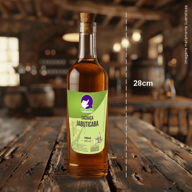 Rótulo para Cachaça (8x10cm) - Escudo