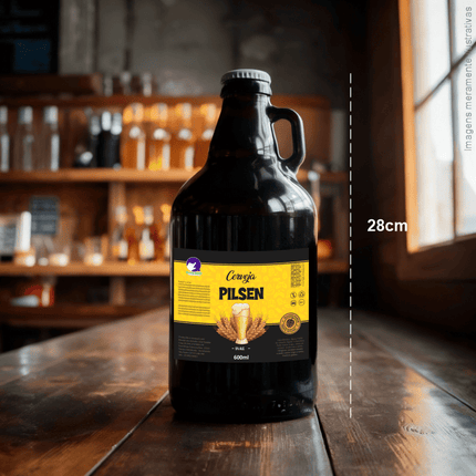 Rótulo para Cerveja (11x9cm) - 4 Cantos Arredondados