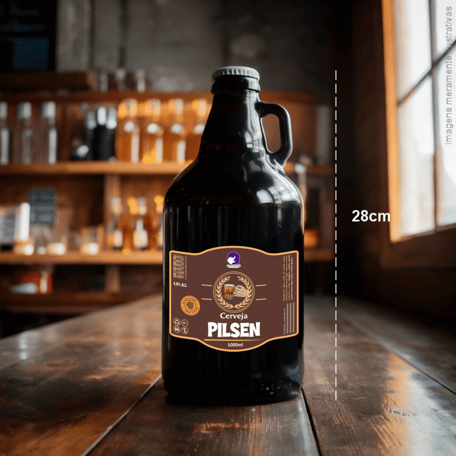 Rótulo para Cerveja (11x9cm) - Moldura