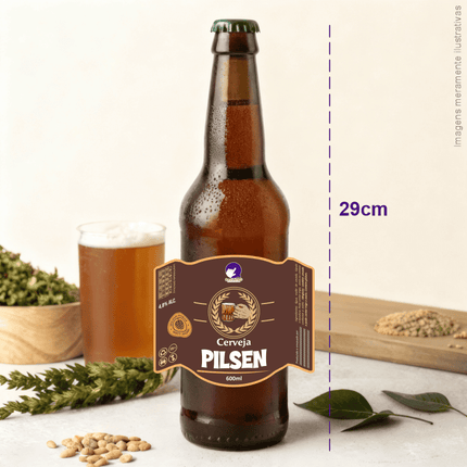 Rótulo para Cerveja (11x9cm) - Moldura