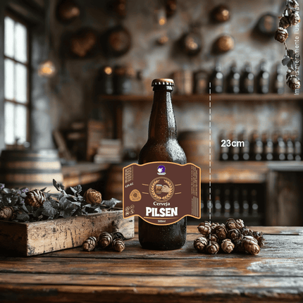 Rótulo para Cerveja (11x9cm) - Moldura