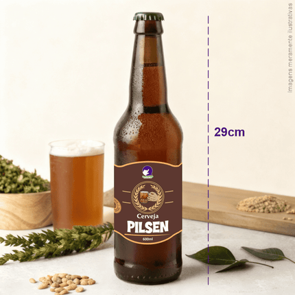 Rótulo para Cerveja (11x9cm) - Moldura