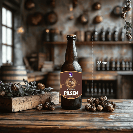 Rótulo para Cerveja (11x9cm) - Moldura