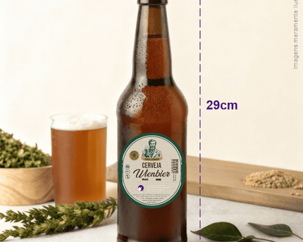 Rótulo para Cerveja (7x8cm) - Oval