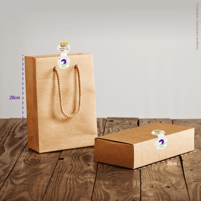 Rótulo de Páscoa (4x8,5cm) - Gravata