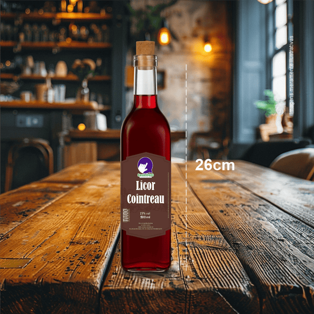 Rótulo para Licor  (7x11cm)- Brasão