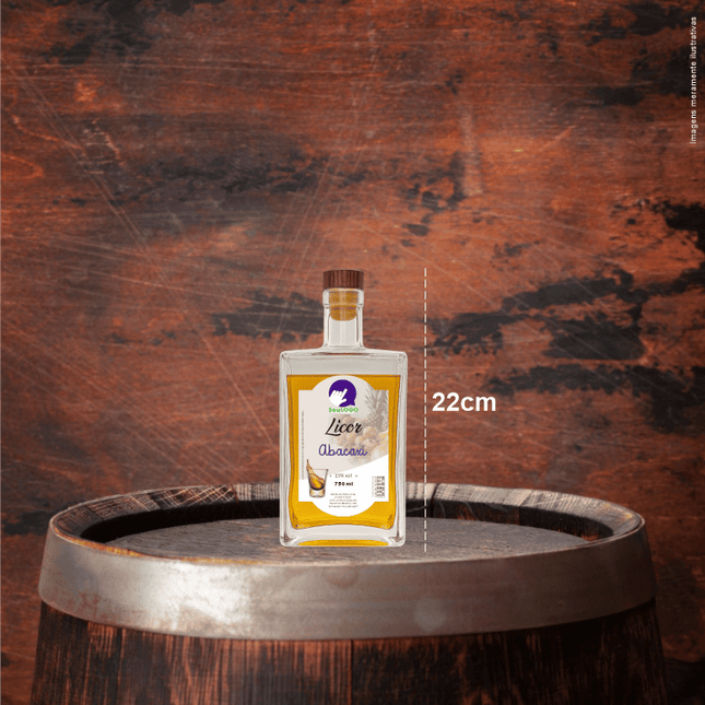 Rótulo para Licor  (7x11cm)- Moldura