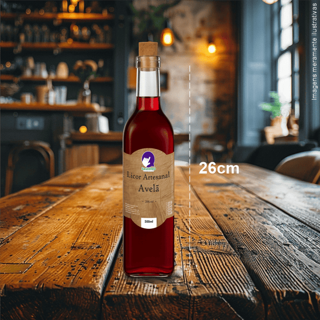 Rótulo para Licor (8x10cm)- Moldura