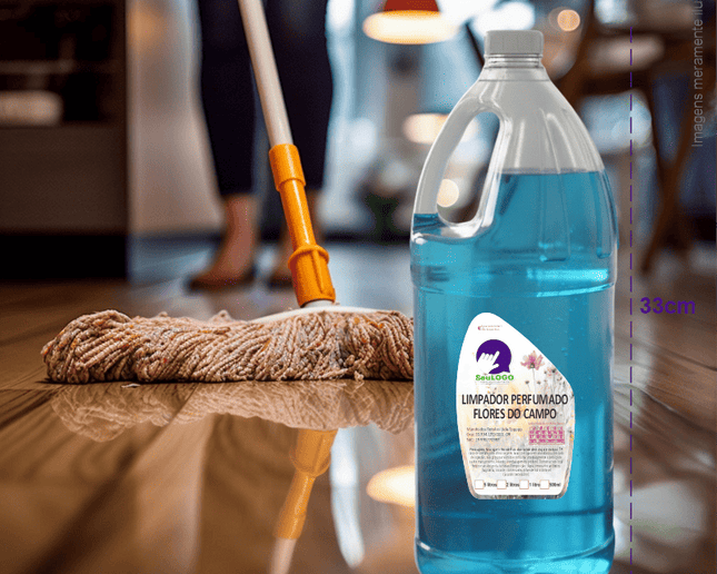 Rótulo para Desinfetante/Limpador Perfumado (7x11cm) - Bolha