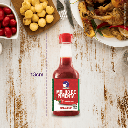 Rótulo para Molho de Pimenta (9x5cm) - 4 Cantos Arredondados