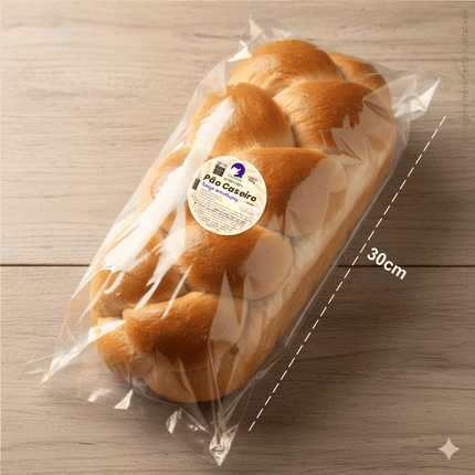 Rótulo para Pão Caseiro (6x6cm) - Redondo