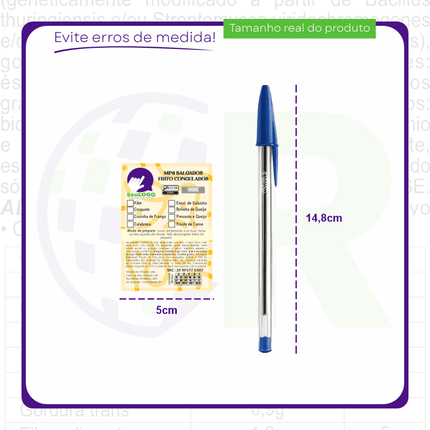 Rótulo para Mini Salgados Fritos (5x7cm)- 4 Cantos Arredondados
