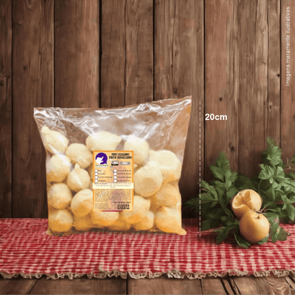 Rótulo para Mini Salgados Fritos (6x9cm)- 4 Cantos Arredondados