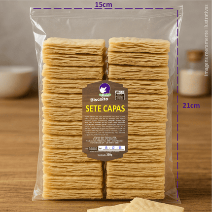 Rótulo para Biscoito 7 Capas (5x9cm) - Brasão