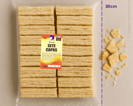 Rótulo para Biscoito 7 Capas (5x9cm) - 4 Cantos Arredondados