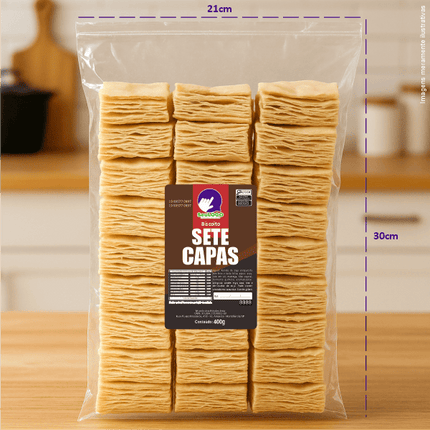 Rótulo para Biscoito 7 Capas (7x11) - 4 Cantos Arredondados