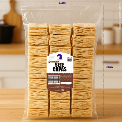 Rótulo para Biscoito 7 Capas (7x11cm) - Brasão