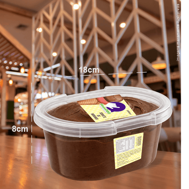 Kit Rótulos para Sorvete (6x6cm) - 4 Cantos Arredondados