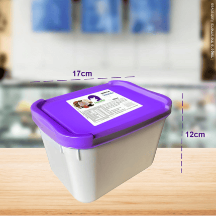 Rótulo para Sorvete (9x6cm) - 4 Cantos Arredondados