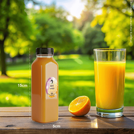 Rótulo para Suco Natural (3x3cm) - Redondo