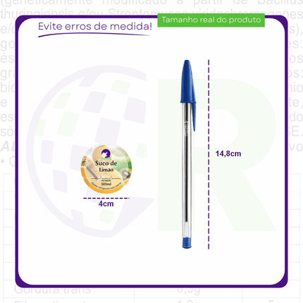 Rótulo para Suco Natural (4x4cm) - Redondo