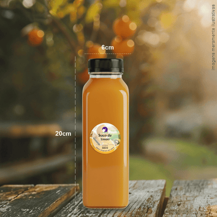 Rótulo para Suco Natural (4x4cm) - Redondo