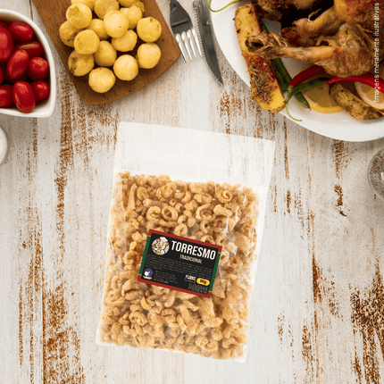 Rótulo para Torresmo (5x7cm) - 4 Cantos Arredondados