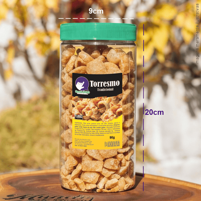 Rótulo para Torresmo (6x9cm) - 4 Cantos Arredondados