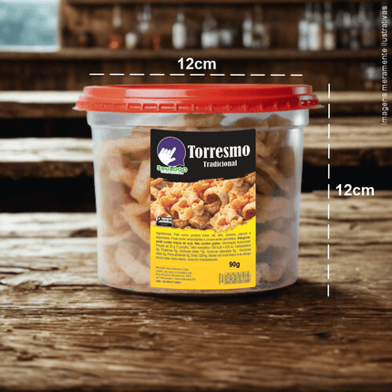 Rótulo para Torresmo (6x9cm) - 4 Cantos Arredondados