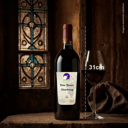 Rótulo para Vinho (7x11cm) - Escudo