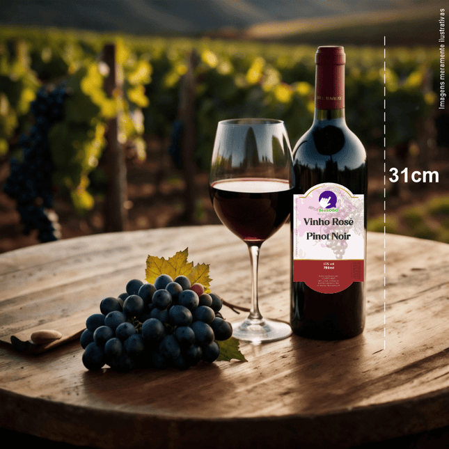 Rótulo para Vinho (7x11cm) - Moldura