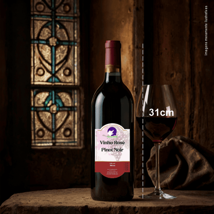 Rótulo para Vinho (7x11cm) - Moldura