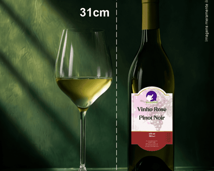 Rótulo para Vinho (7x11cm) - Moldura