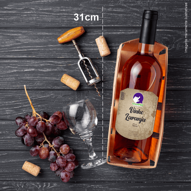 Rótulo para Vinho (8x10cm)- Brasão