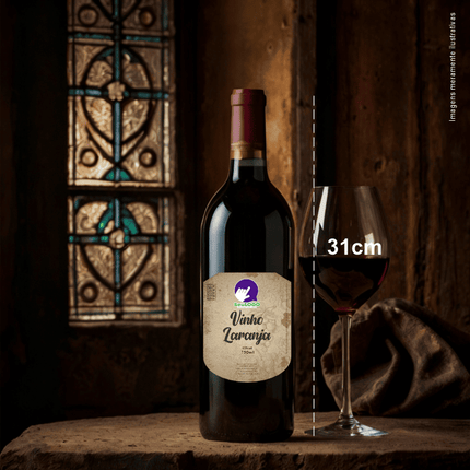 Rótulo para Vinho (8x10cm)- Brasão