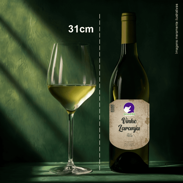 Rótulo para Vinho (7x11cm) - Brasão