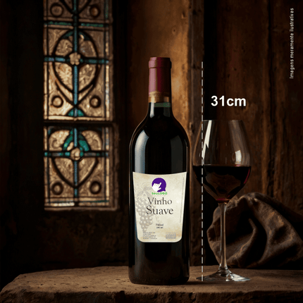 Rótulo para Vinho (8x10cm) - Escudo