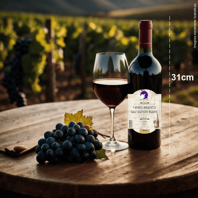 Rótulo para Vinho (8x10cm) - Moldura